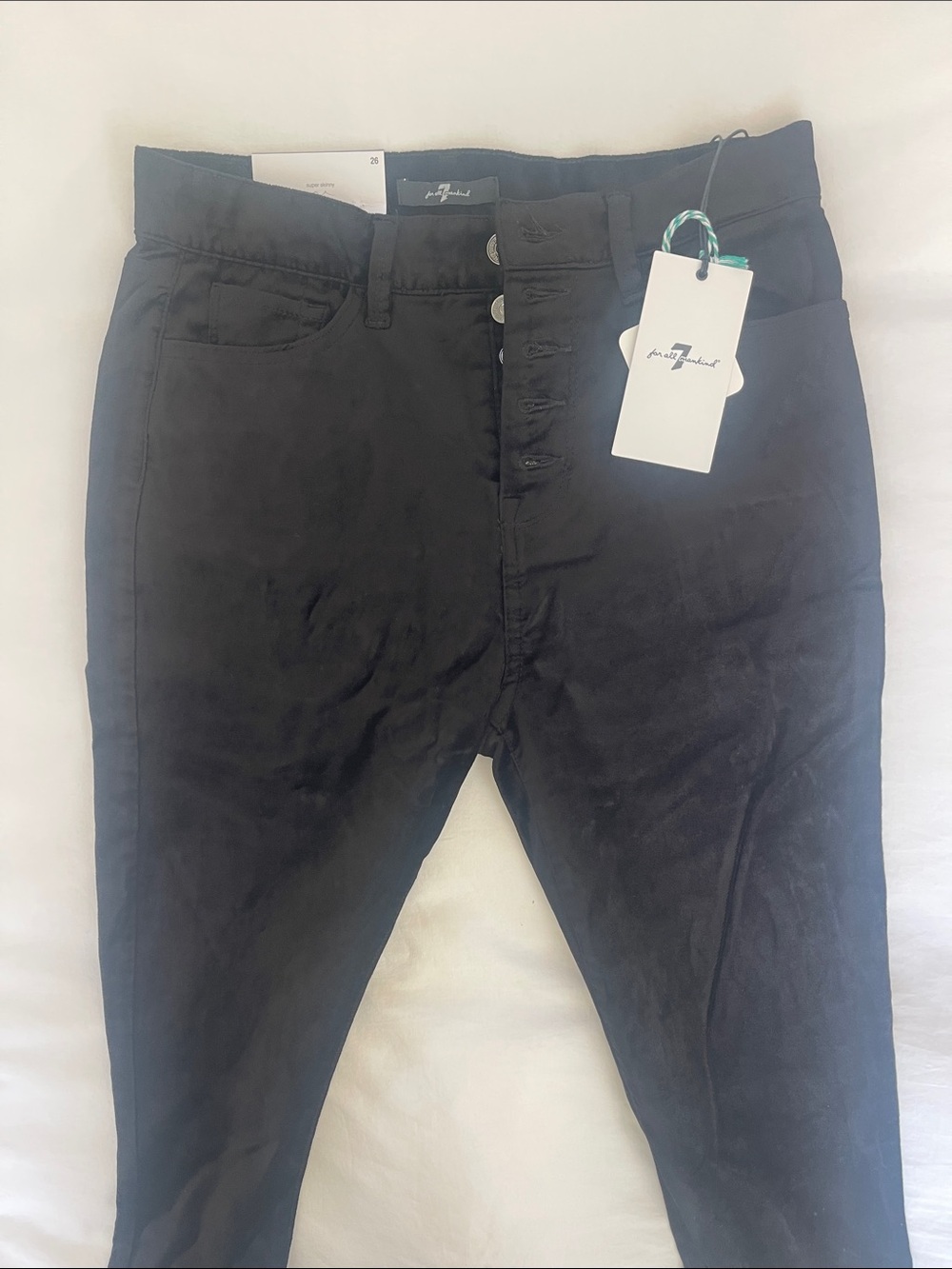 7 For All Mankind Black Men’s Chinos